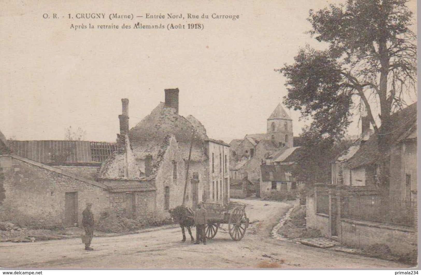 CRUGNY - RUE DU CARROUGE - Sonstige & Ohne Zuordnung