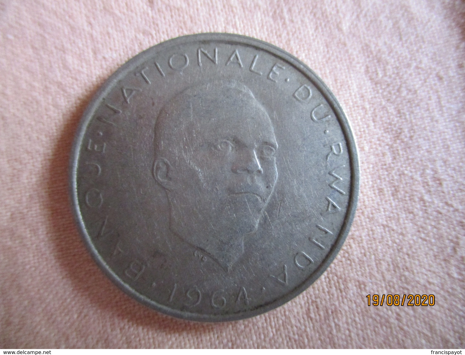 Rwanda: 10 Francs 1964 - Rwanda