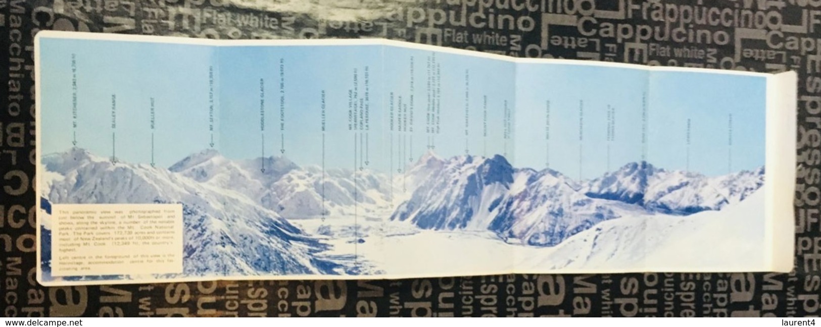 (Booklet 90) New Zealand - Mount Cook National Park (with Map) - Nuova Zelanda