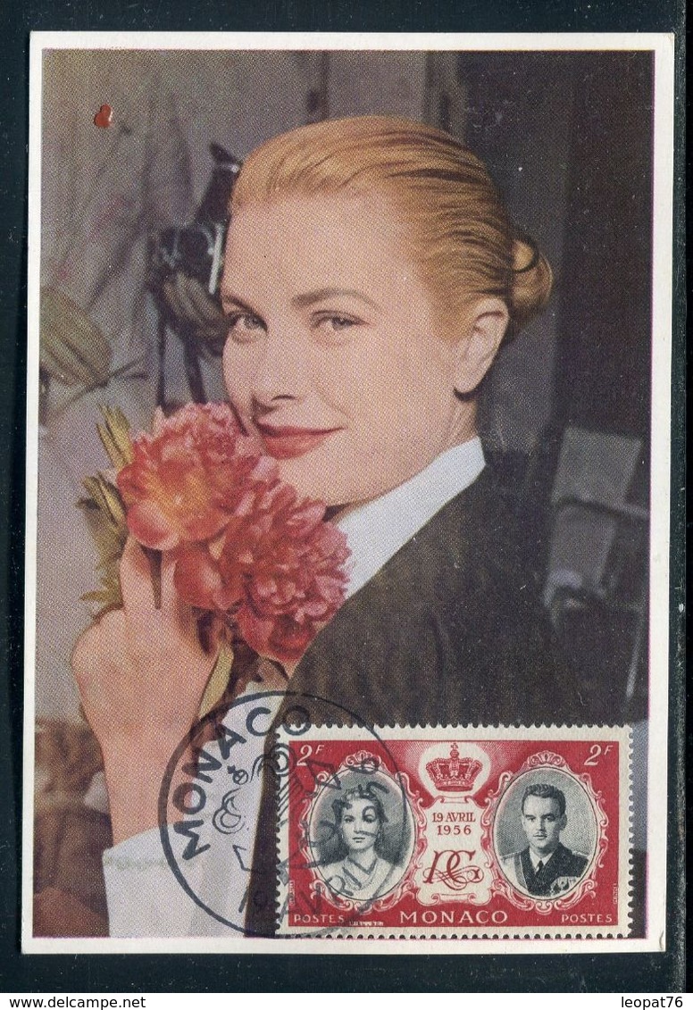 Monaco - Carte Maximum En 1956 - Princesse Grace  - Réf A 51 - Cartes-Maximum (CM)