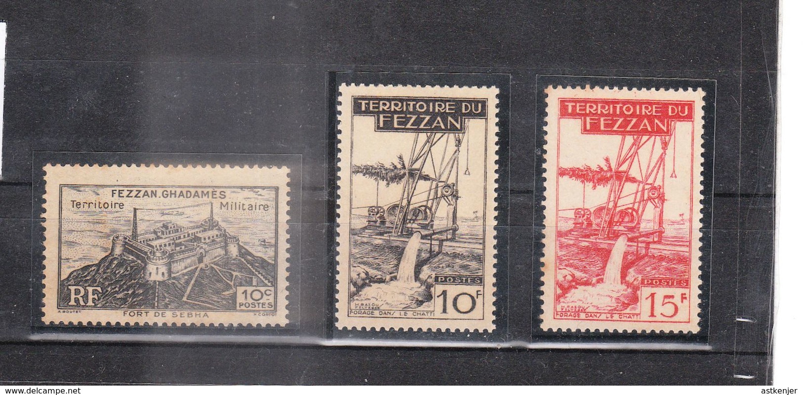 FEZZAN - Lot De Timbres Neufs (28, 57/60, 62, 64, 65 Et T6) - Unused Stamps