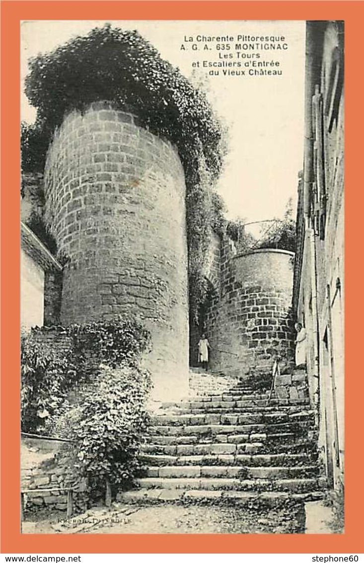 A265 / 207 16 - MONTIGNAC - Tours Et Escaliers D' Entrée Du Vieux Chateau - Other & Unclassified