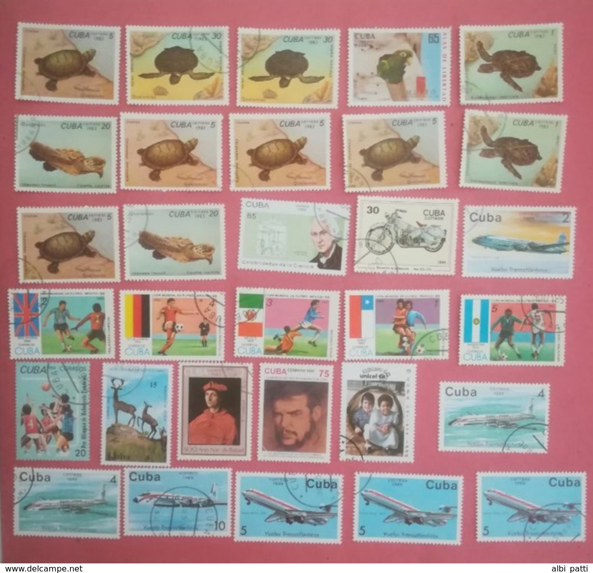 CUBA LOT OF USED STAMPS - Verzamelingen & Reeksen