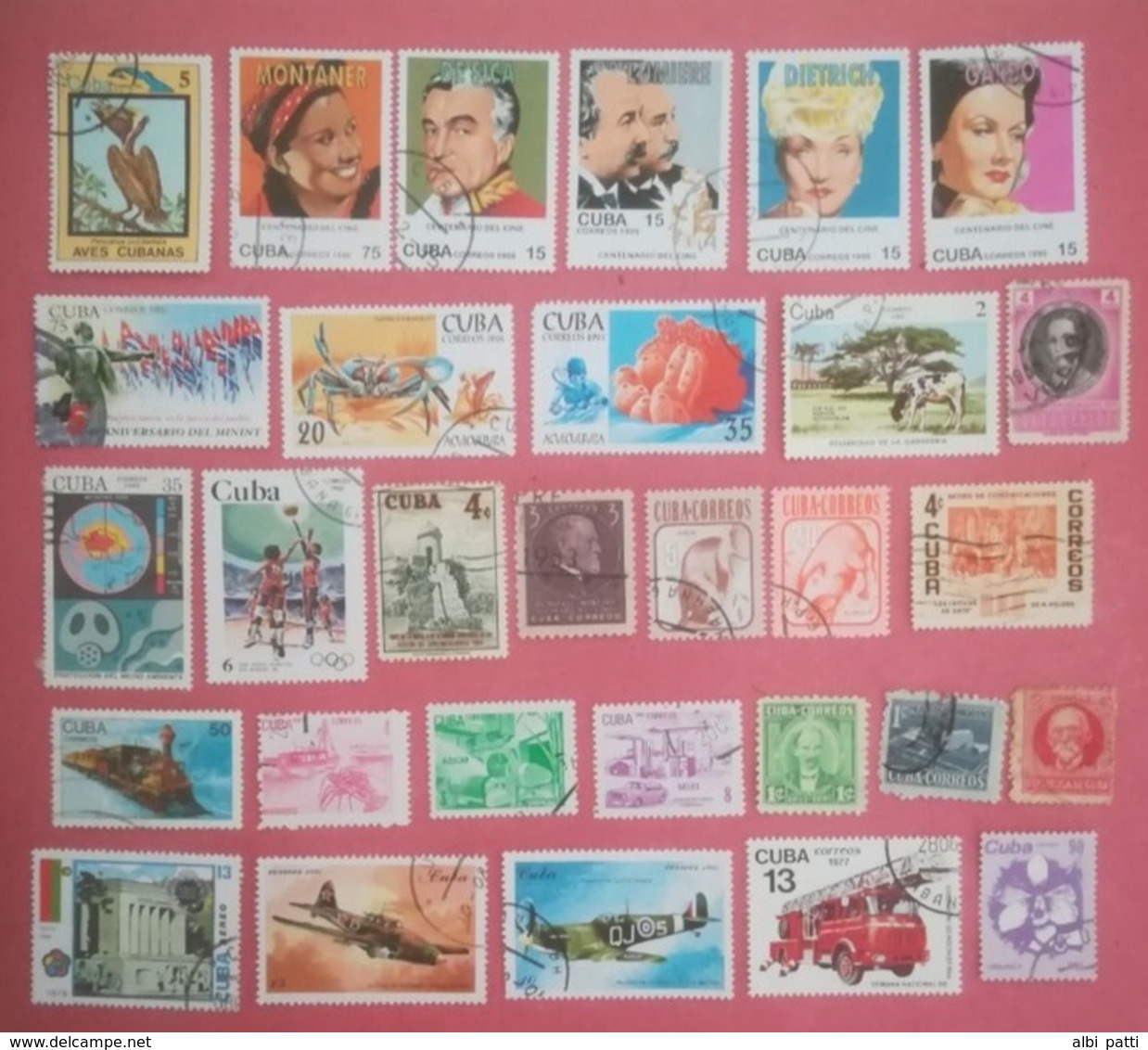 CUBA LOT OF USED STAMPS - Verzamelingen & Reeksen