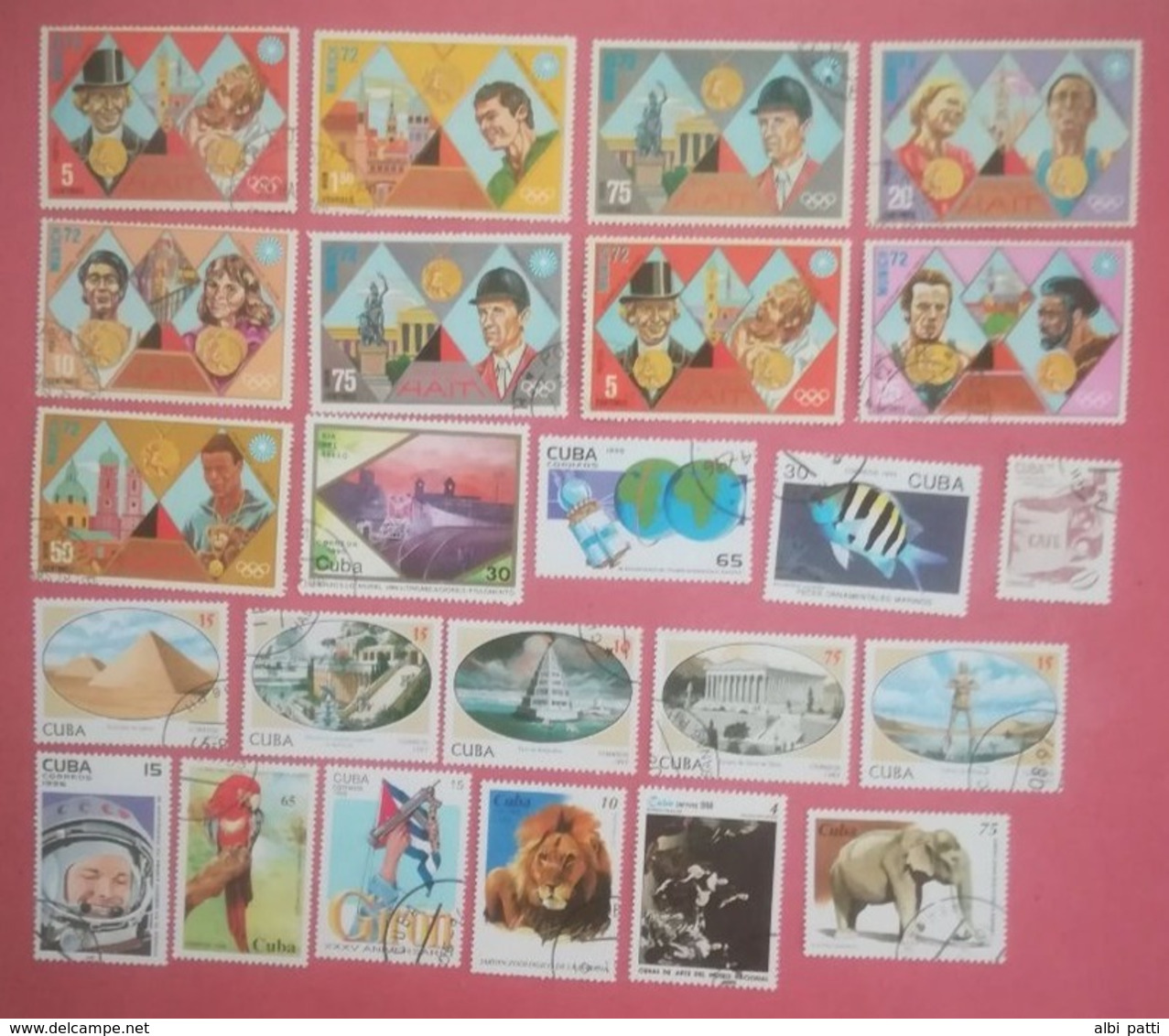 CUBA LOT OF USED STAMPS - Lots & Serien