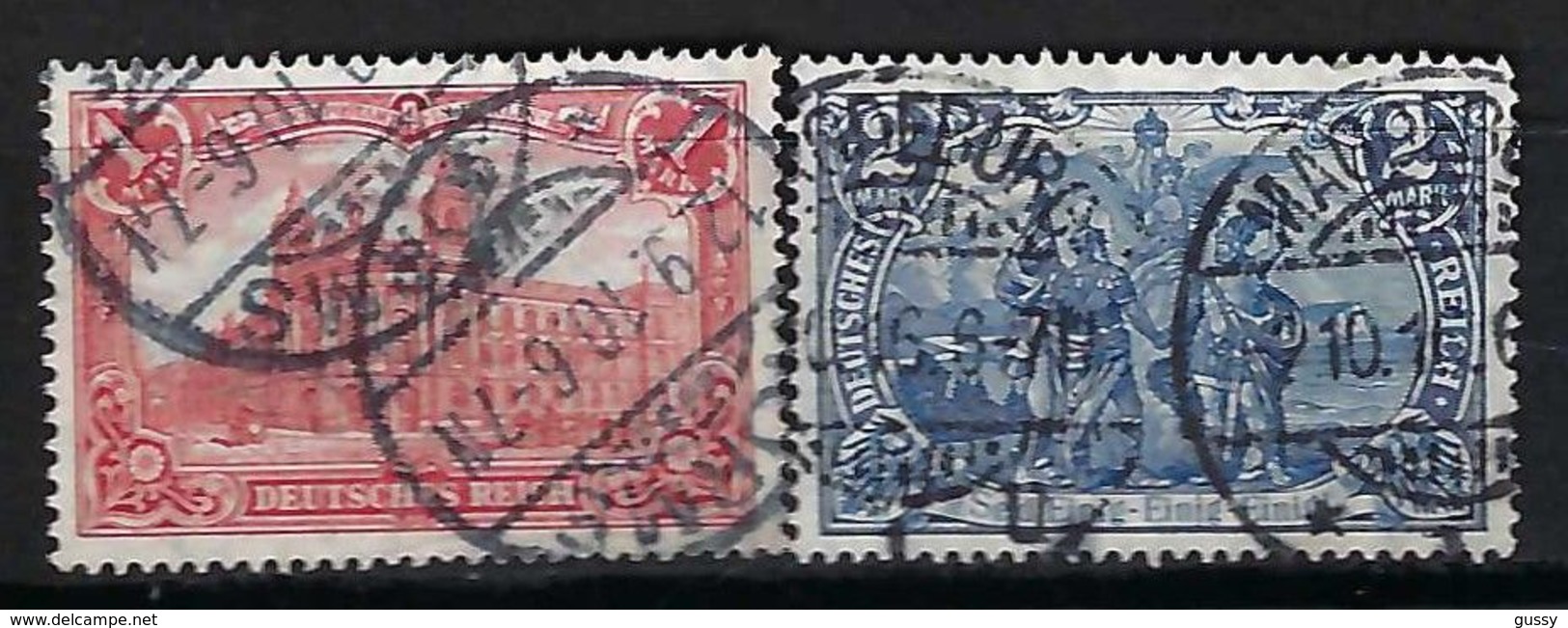 ALLEMAGNE 1900-1930:  Les Y&T 76,78 Obl.CAD - Used Stamps