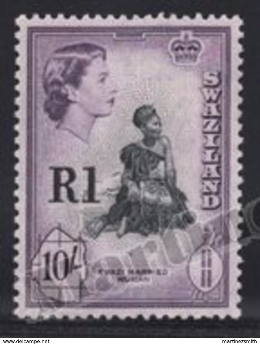Swaziland 1961 Yvert 77a, Royalty. Queen Elizabeth. Swazi Woman - MNH - Swaziland (1968-...)