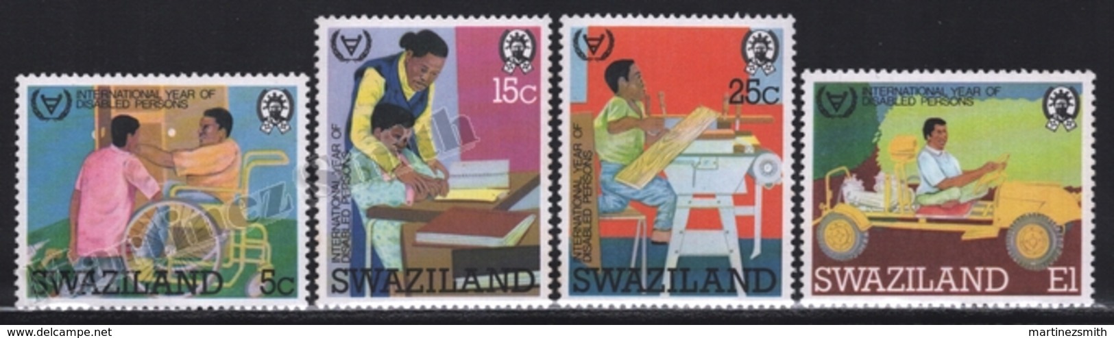 Swaziland 1981 Yvert 385-88, Disability. International Year Disabled Persons - MNH - Swaziland (1968-...)