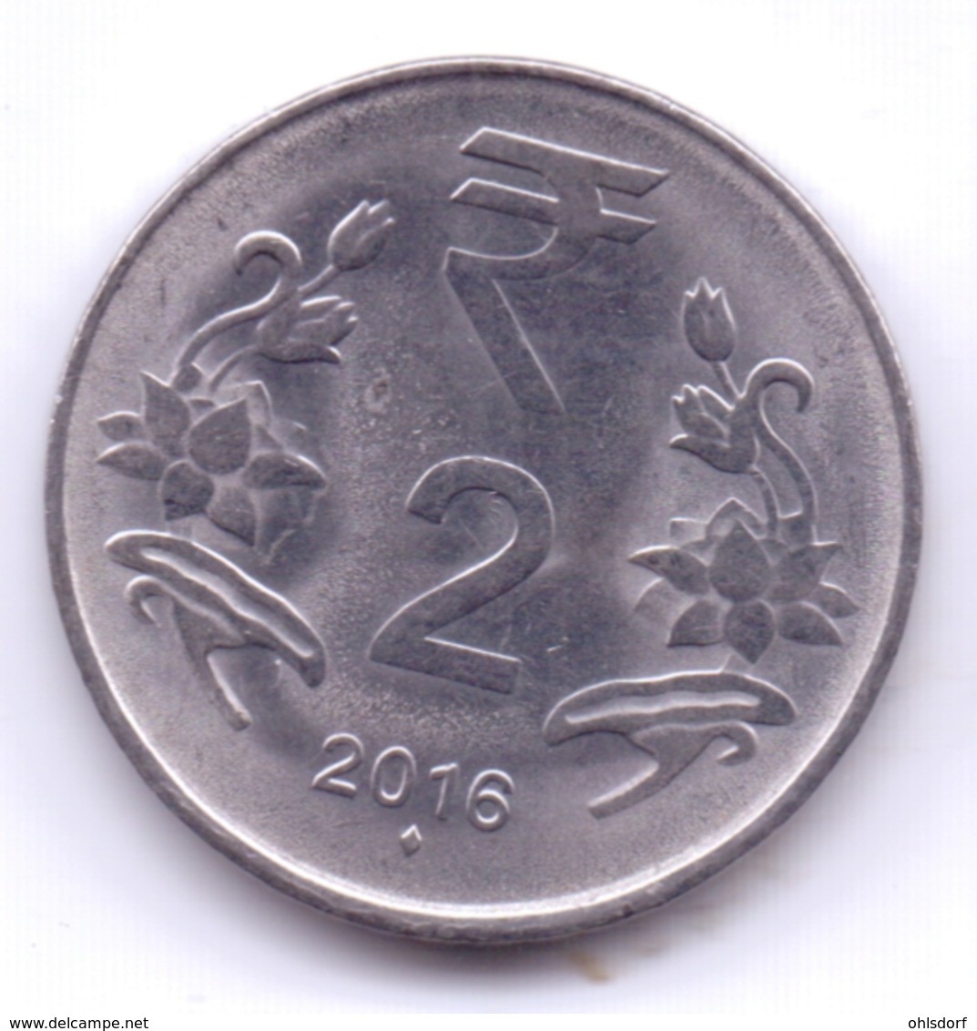 INDIA 2016: 2 Rupees, KM 395 - India