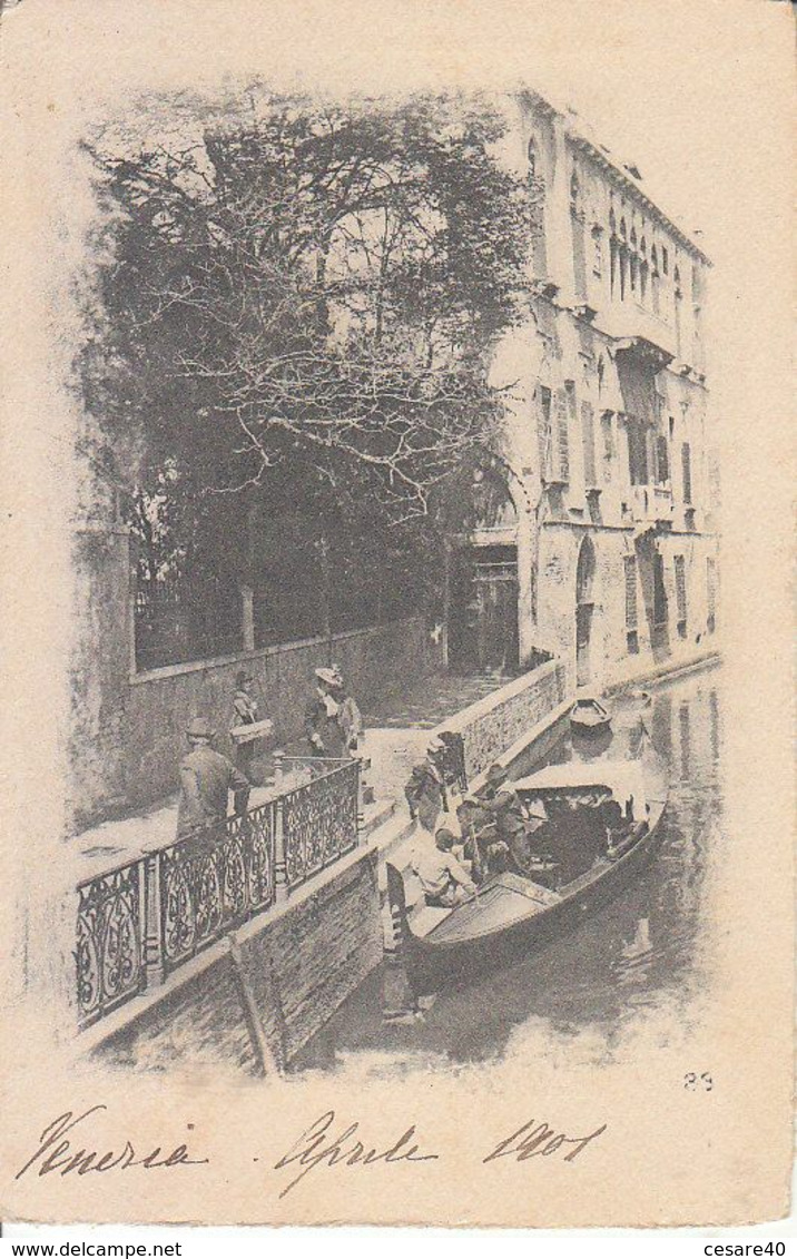 ITALIA - VENEZIA - Ediz. G Zanetti N°85, Animata, Viag.1900 Circa - 2020-D-06 - Venezia (Venedig)