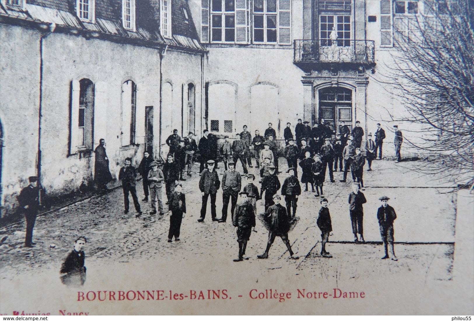 Cpa 52 BOURBONNE LES BAINS  Anime College Notre Dame - Bourbonne Les Bains