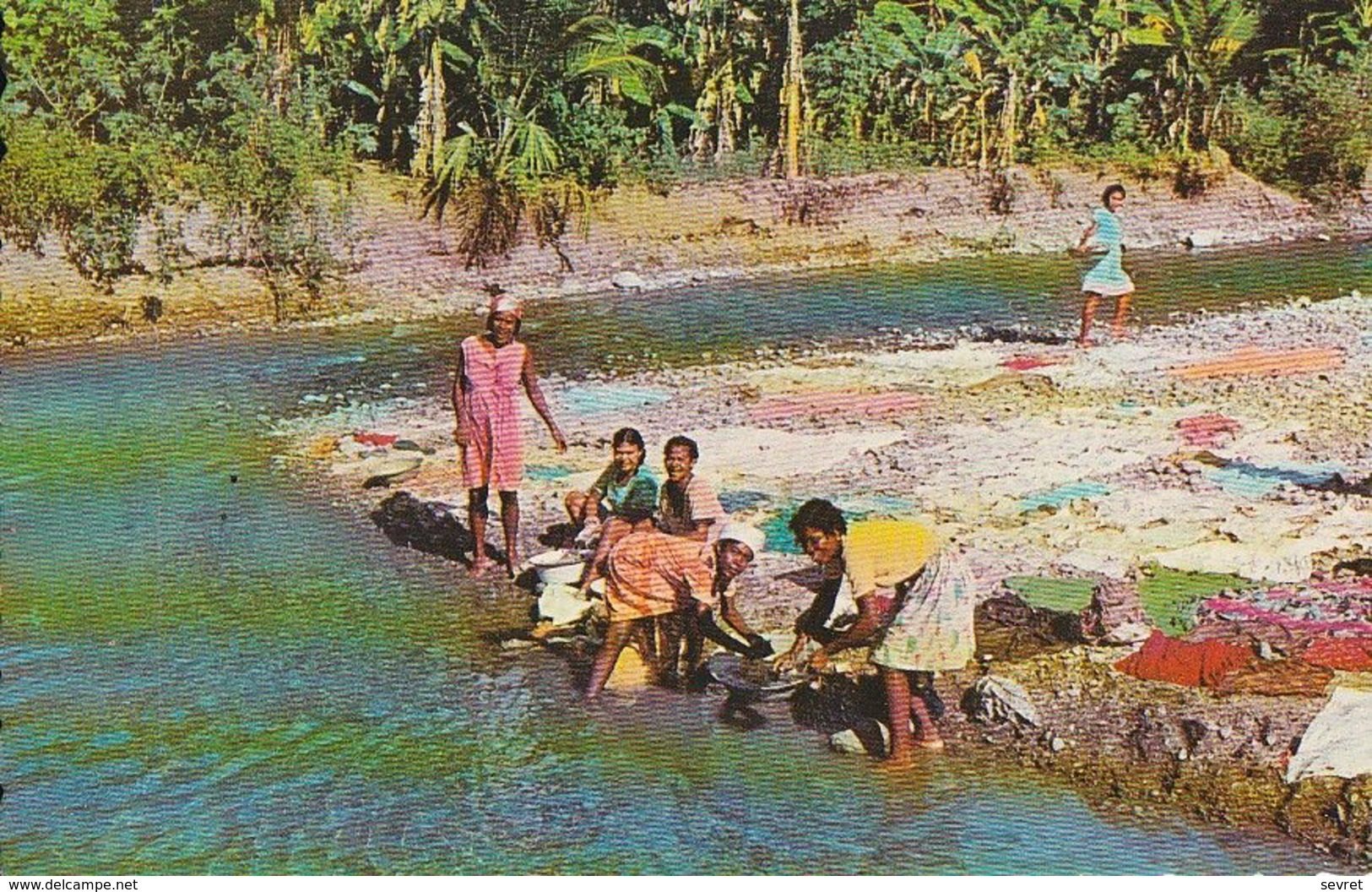 THE SUNNY CARIBBEAN. - Wash Day, Caribbean Style - Andere & Zonder Classificatie