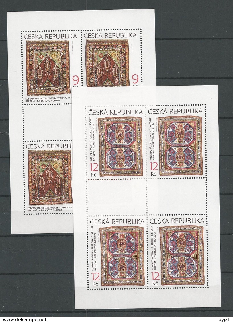 2003 MNH Ceska Republika, Kleinbogen,  Postfris - Blocks & Kleinbögen