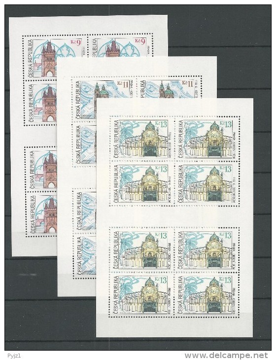 2000 MNH Ceska Republika, Kleinbogen,  Postfris - Blocks & Kleinbögen