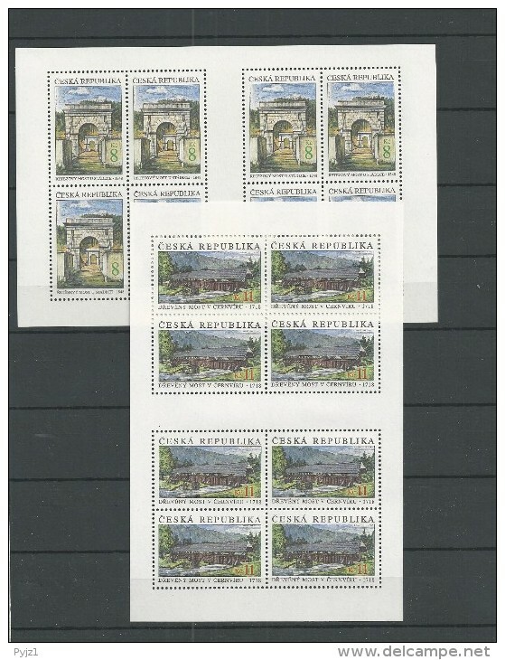 1999 MNH Ceska Republika, Kleinbogen,  Postfris - Blokken & Velletjes