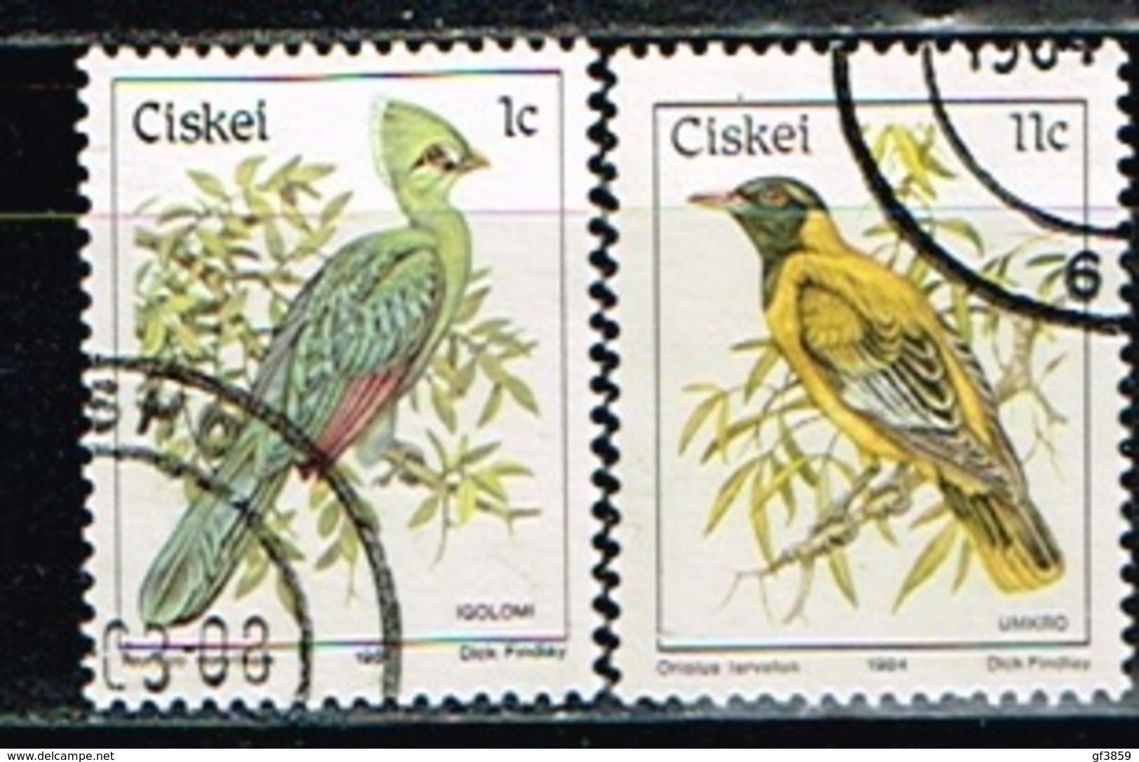 CISKEI  /Oblitérés/Used/1984 - Oiseaux / Loriot Masqué Et Touraco - Ciskei