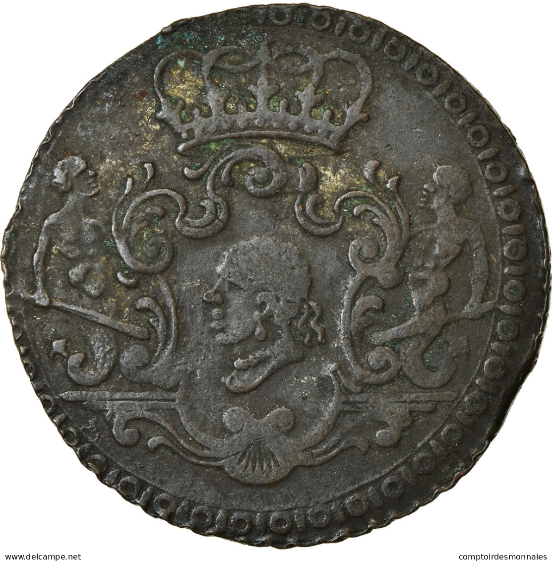 Monnaie, États Italiens, CORSICA, General Pasquale Paoli, 4 Soldi, 1764 - Korsika (1736-1768)