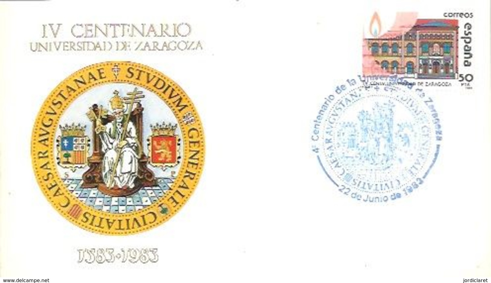 MATASELLOS 1983 ZARAGOZA - Cartas & Documentos