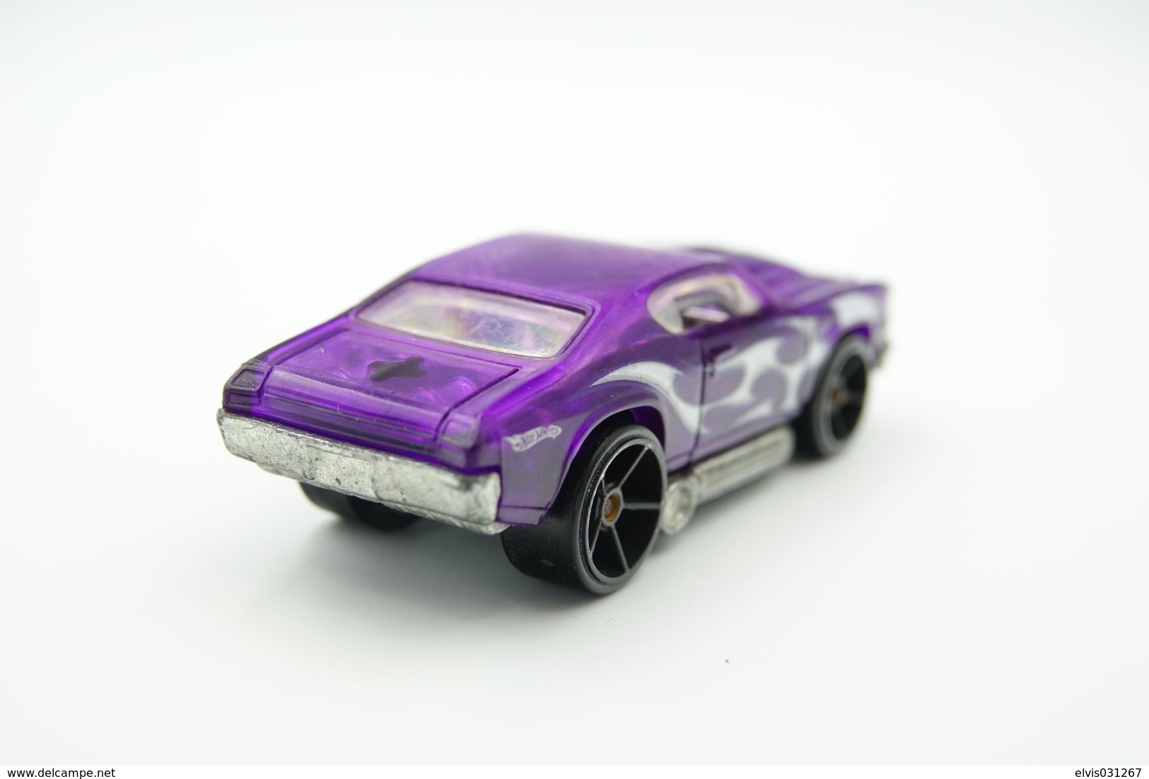 Hot Wheels Mattel Classic 69 Chevelle TM GM Purple Clear -  Issued 2001, Scale 1/64 - Matchbox (Lesney)