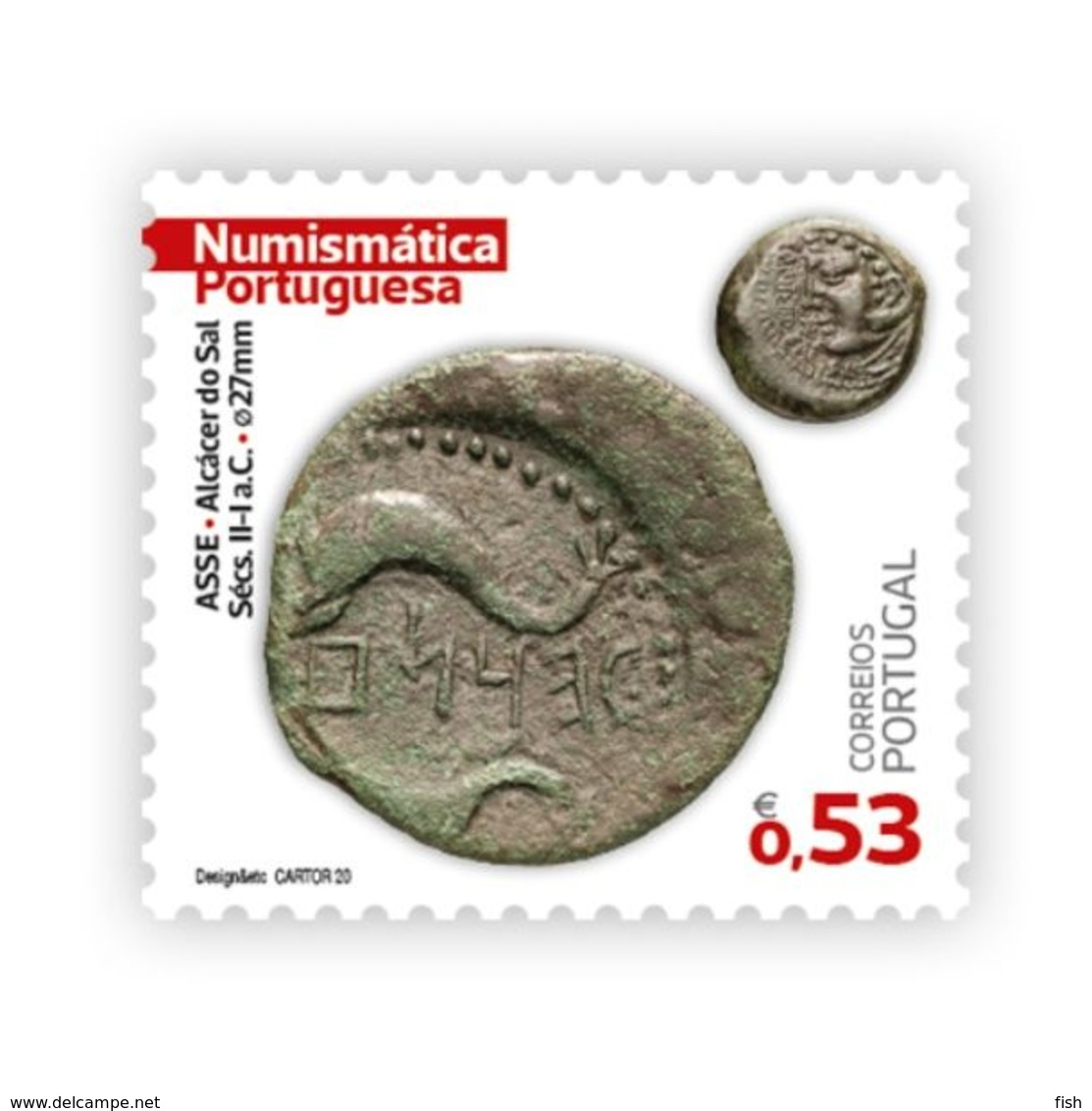 Portugal ** & Portuguese Numismatic Series, I Group, ASSE Alcacer Do Sal, Seculos I,II AC  2020 (5522) - Archeologia