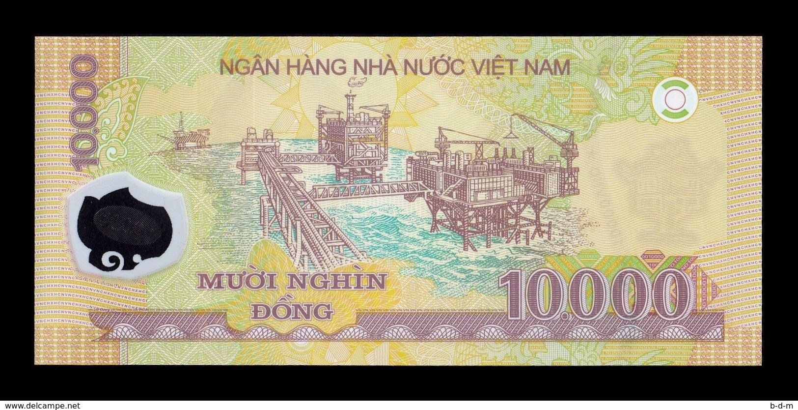 Vietnam 10000 Dong 2013 Pick 119g Polymer SC UNC - Vietnam