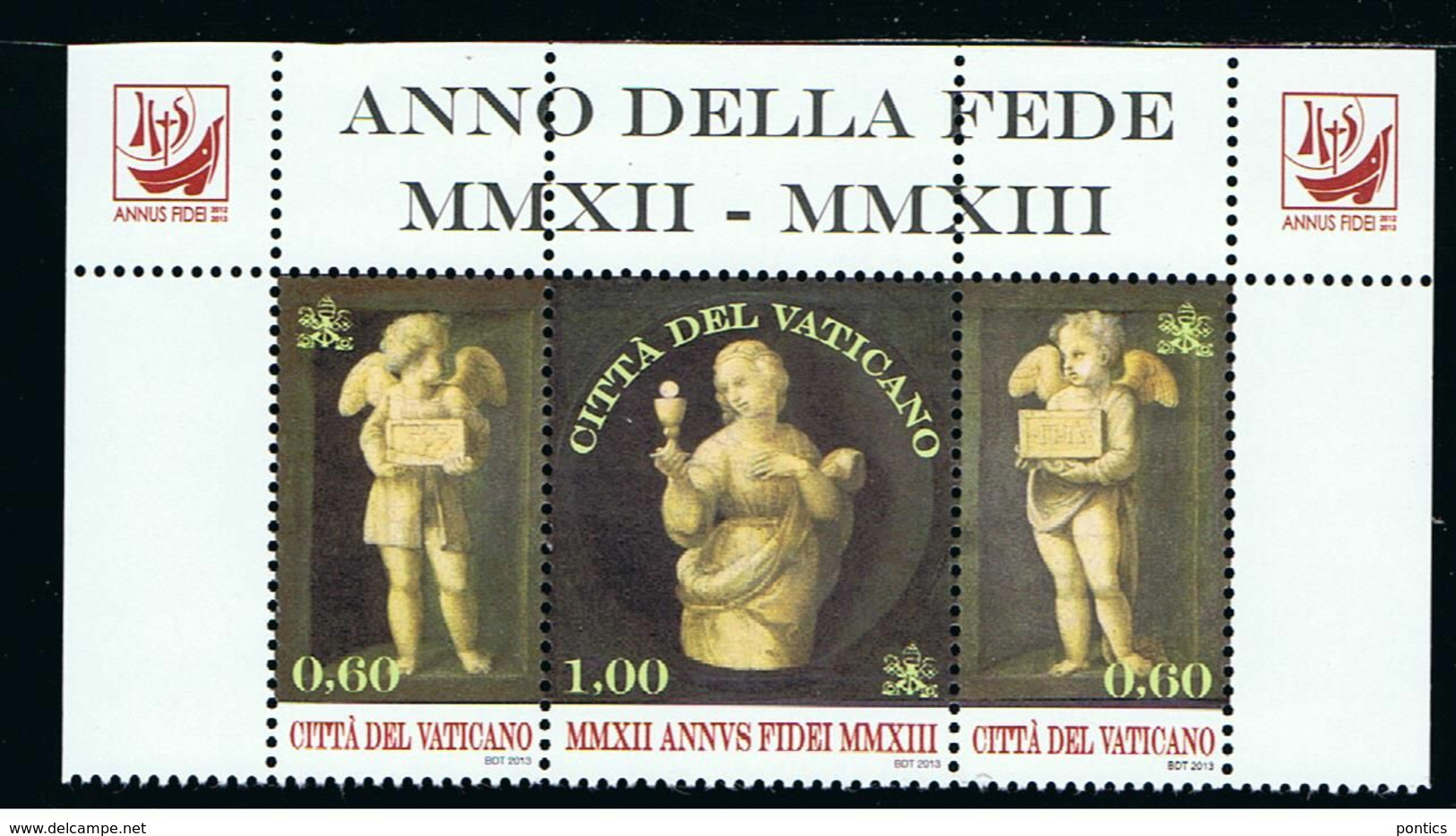 2013 - VATICAN - VATICANO - VATIKAN - S11A -    MNH - SET OF 3 STAMPS ** - Altri & Non Classificati