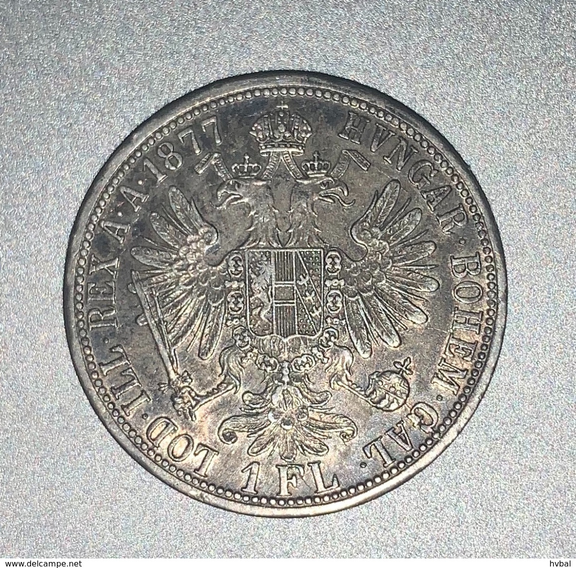 1 Florin Franz Joseph I 1877 Argent TTB - Autriche