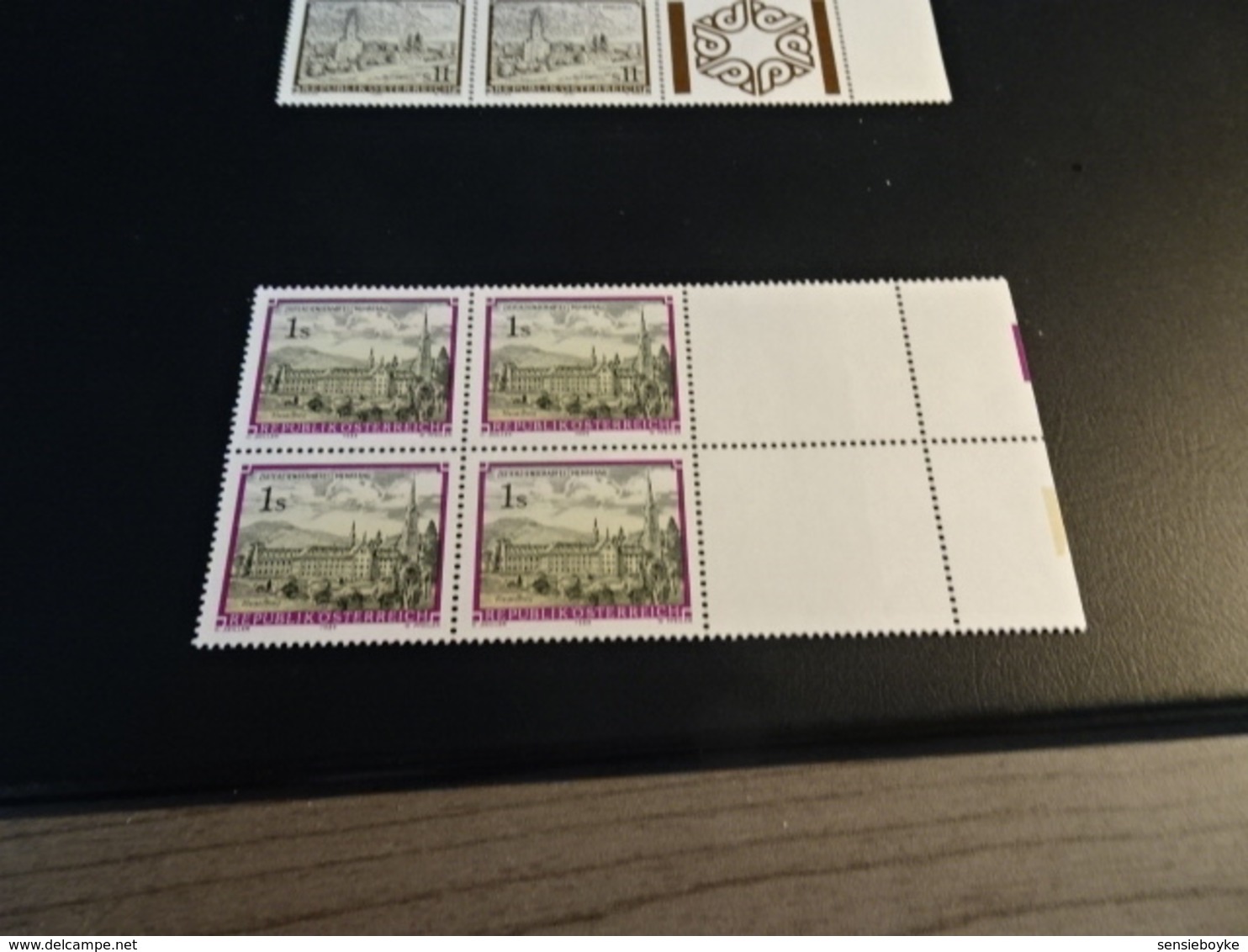 K33164 - Stamps In Bloc Of 4 MNH Austria - Osterreich 1990 - SC. 1465 And 1467  - MI. 1982 - Engelszell Abbey  - - Ungebraucht