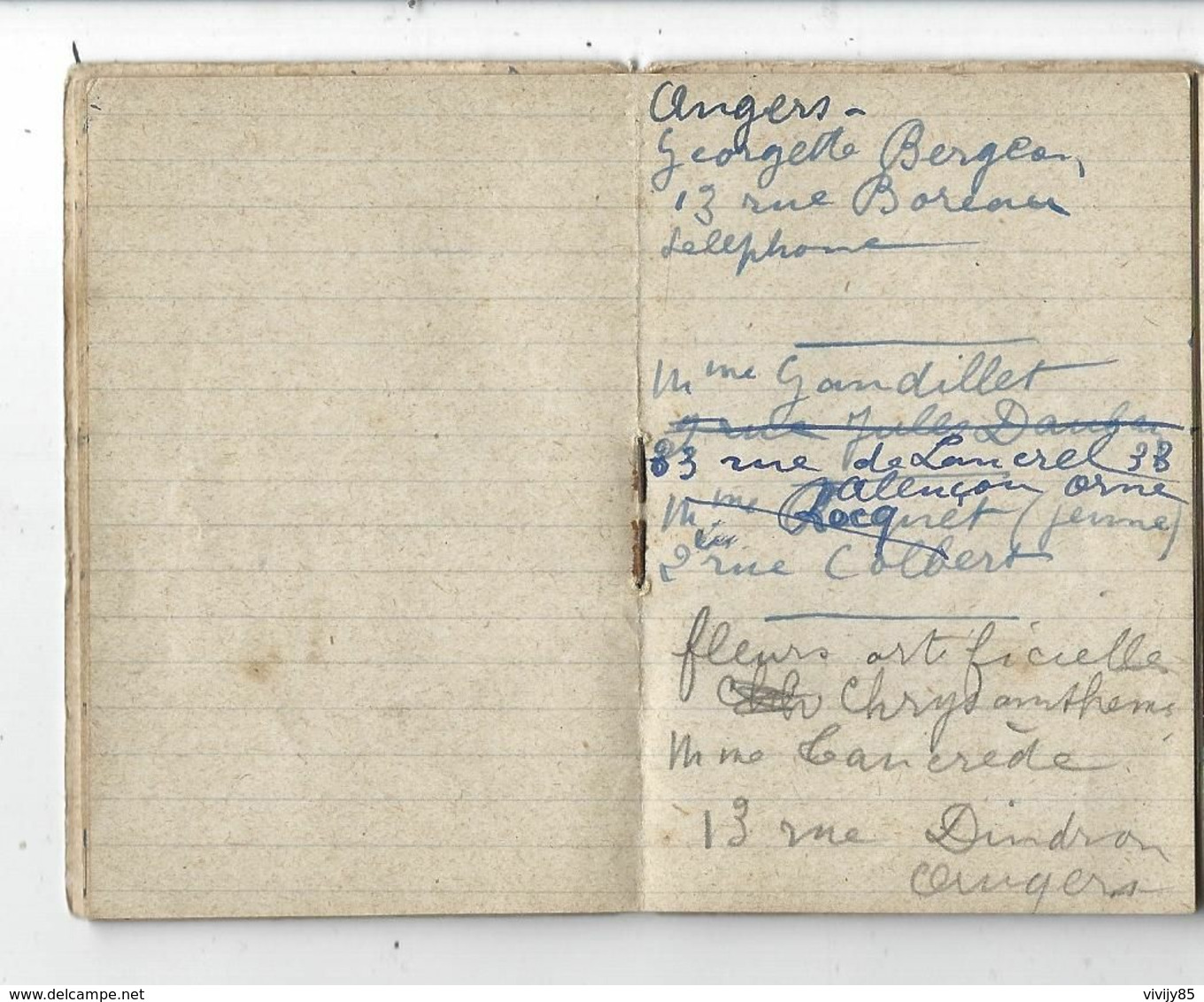 49 - ANGERS - Petit Carnet De Notes Et Calendrier  " Maison RICHARD GELUSSEAU - Horlogerie Bijouterie Orfèvrerie -1931 - Grand Format : 1921-40