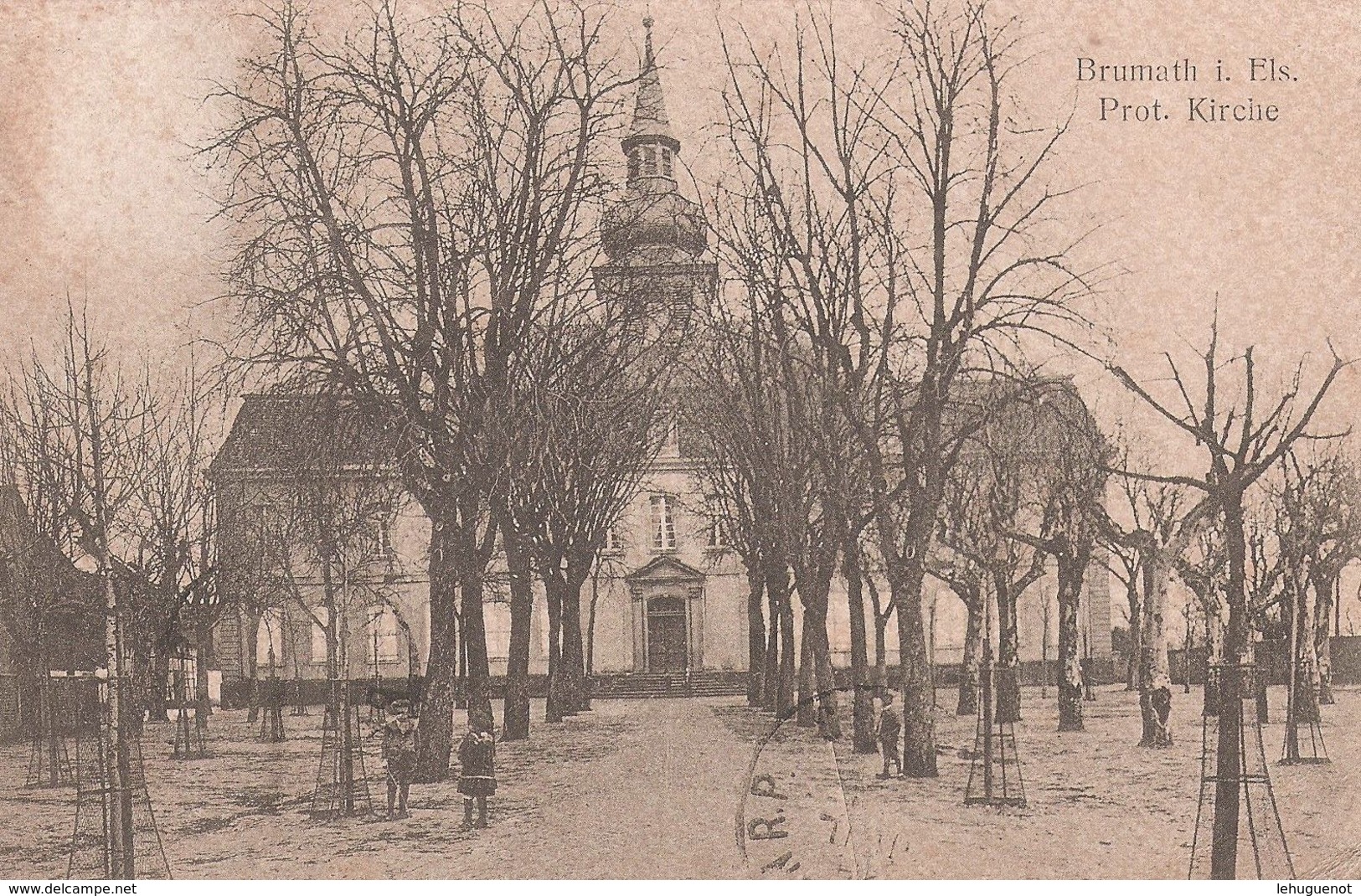 BRUMATH  - Eglise Protestante Luthérienne ( Prot. Kirche) - Temple Protestant - Place Du Château - Brumath