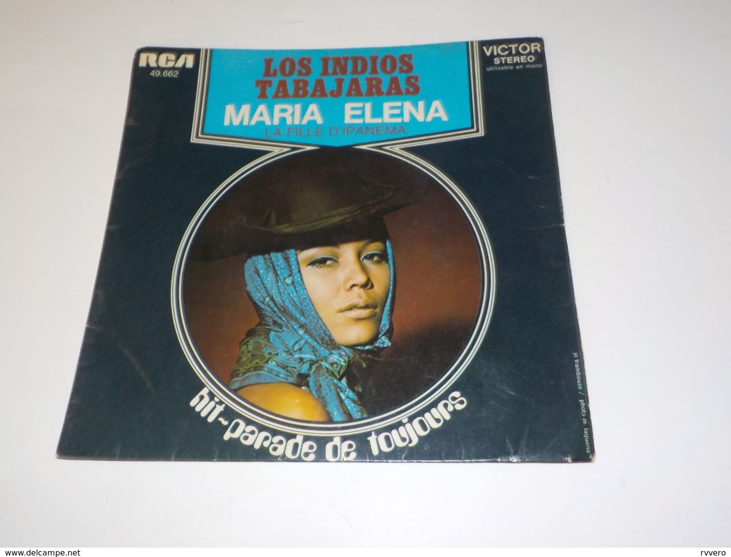 45 TOURS  LOS INDIOS TABAJARAS MARIA ELENA 1962 - Sonstige - Spanische Musik