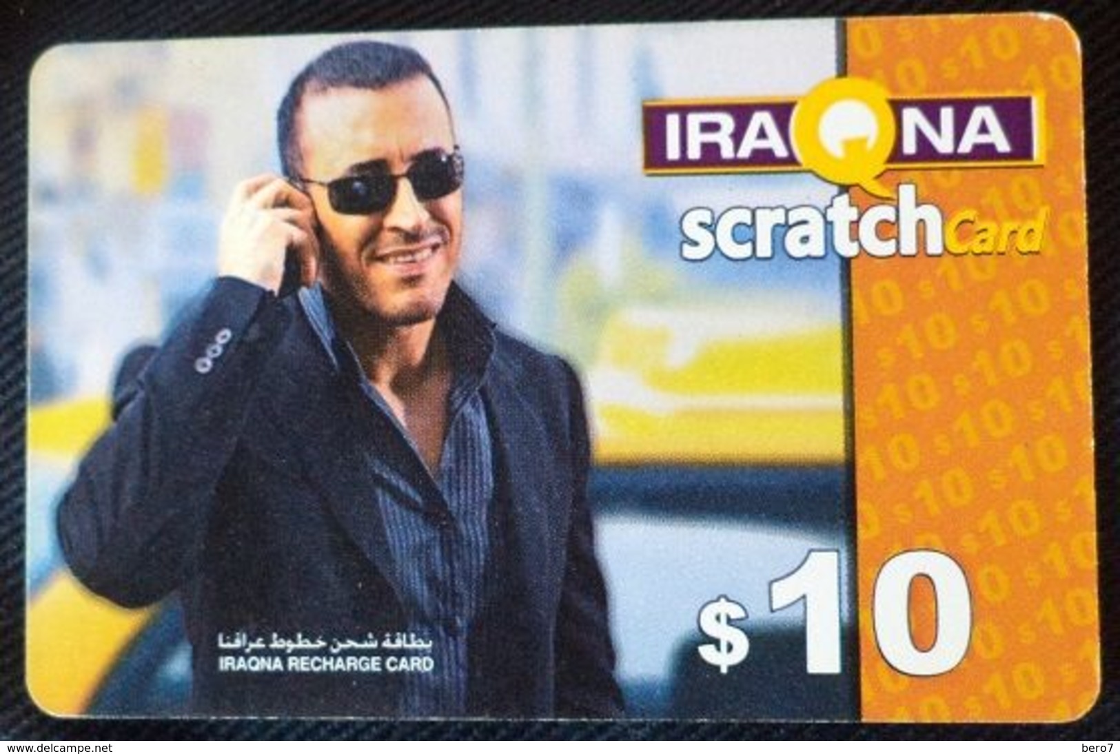 IRAQ - Iraqna -  $10 Scratch Card, Refill Card  Expiry Date : 31/12/2006 [used] - Irak