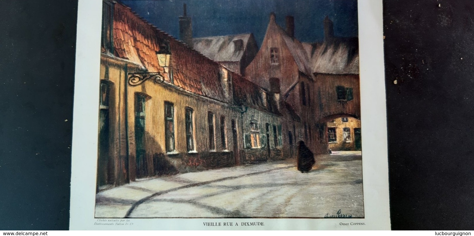 Oude Straat In Diksmuide  Supplement Revue Le Home  1926 - Sin Clasificación