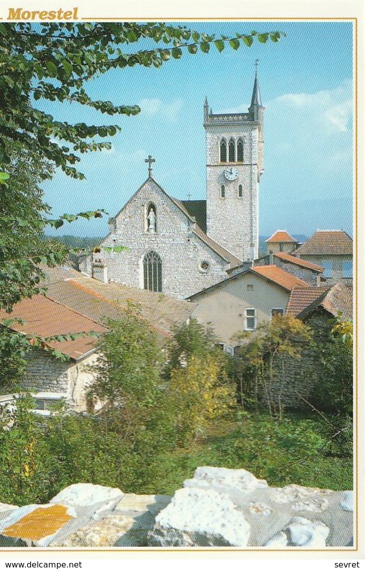 MORESTEL   Eglise Saint Symphorien  - Cliché Rare - CPM - Morestel