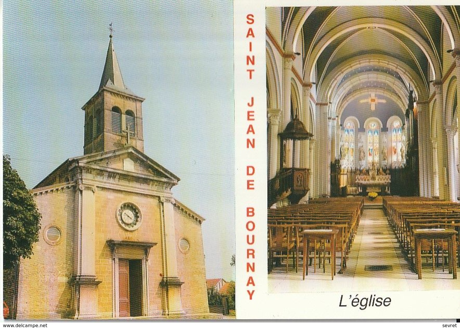 SAINT JEAN DE BOURNAY  - L'Eglise - Saint-Jean-de-Bournay