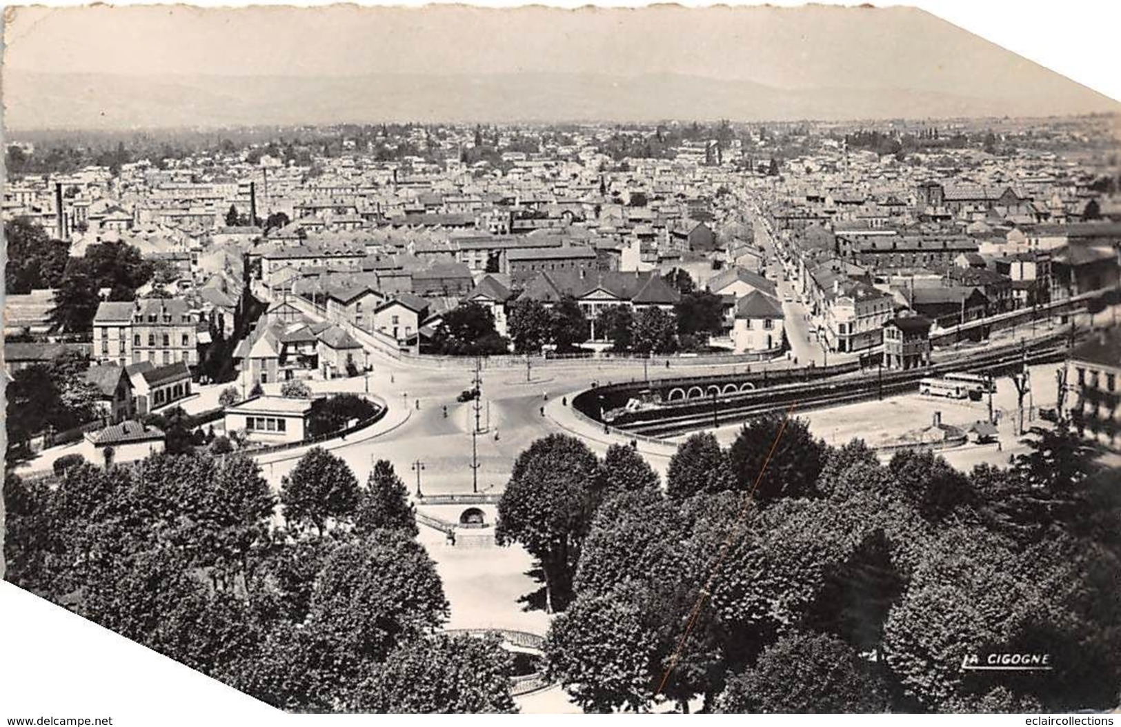 Roanne         42       Vue Du Faubourg Mulsant      1955     (voir Scan) - Roanne