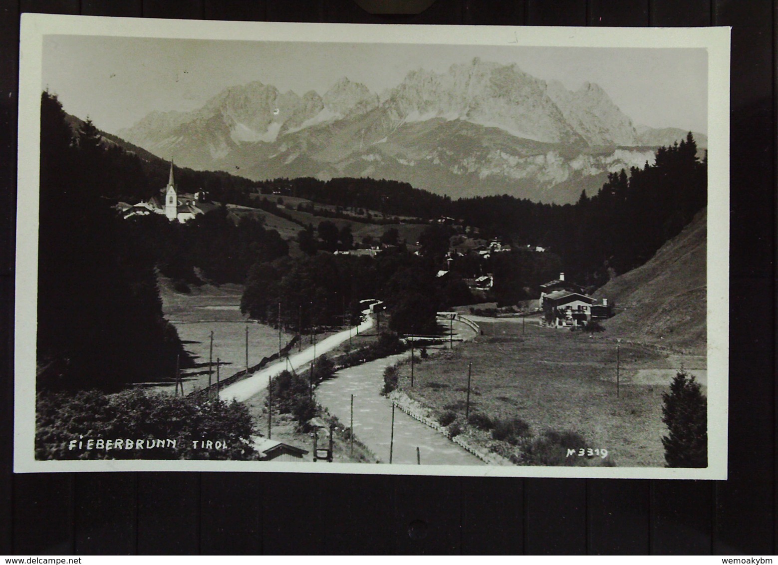 AK Österreich Ansichtskarte Von Fieberbrunn In Tirol Vom 13.7.56 Nach CZ Dolni Branna - Fieberbrunn