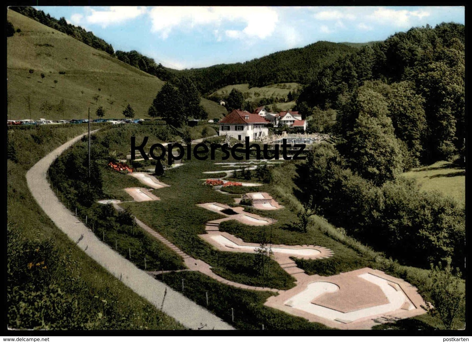 ÄLTERE POSTKARTE BAD PETERSTAL KLEINGOLF ANLAGE Minigolf Crazy Miniature Mini-golf Schwimmbad Ansichtskarte Cpa Postcard - Bad Peterstal-Griesbach