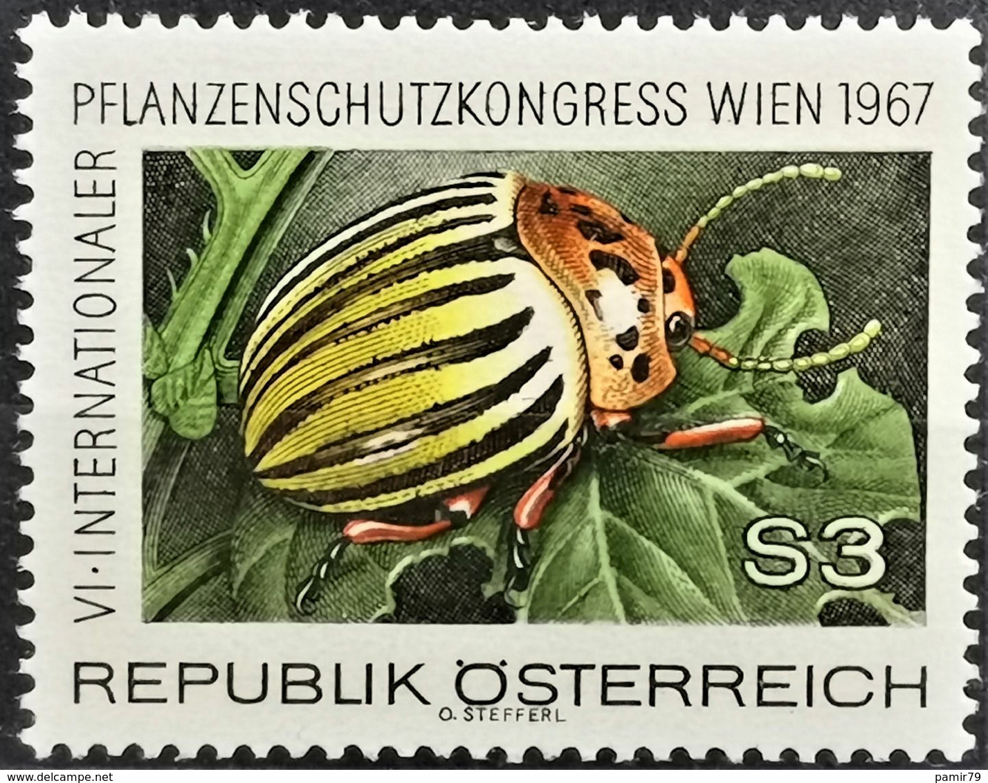 1967 Int. Pflanzenschutzprozess Wien Postfrisch** MiNr: 1243 - Otros & Sin Clasificación