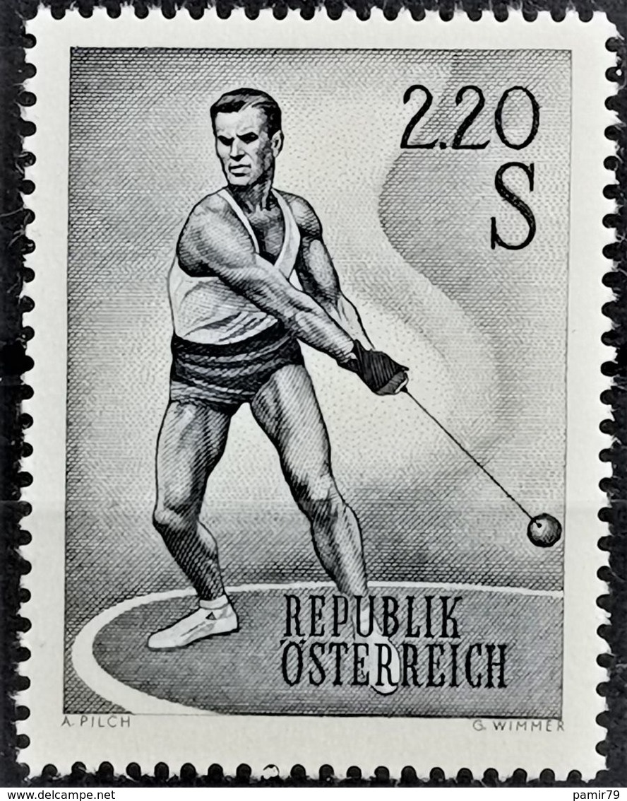 1967 Sport; Hammerwerfen Postfrisch** MiNr: 1242 - Sonstige & Ohne Zuordnung