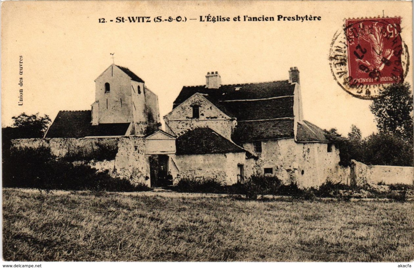 CPA St-WITZ - L'Église Et L'ancien Presbytere (107657) - Saint-Witz