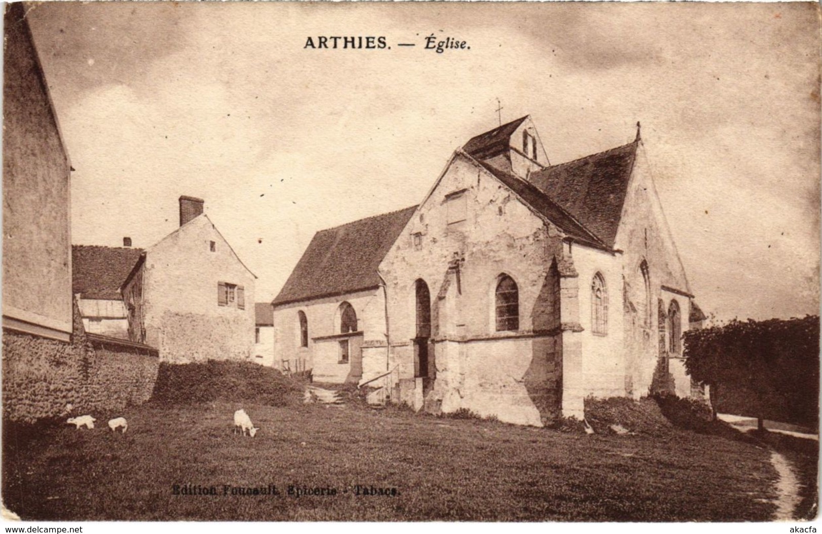 CPA ARTHIES - Église (107938) - Arthies