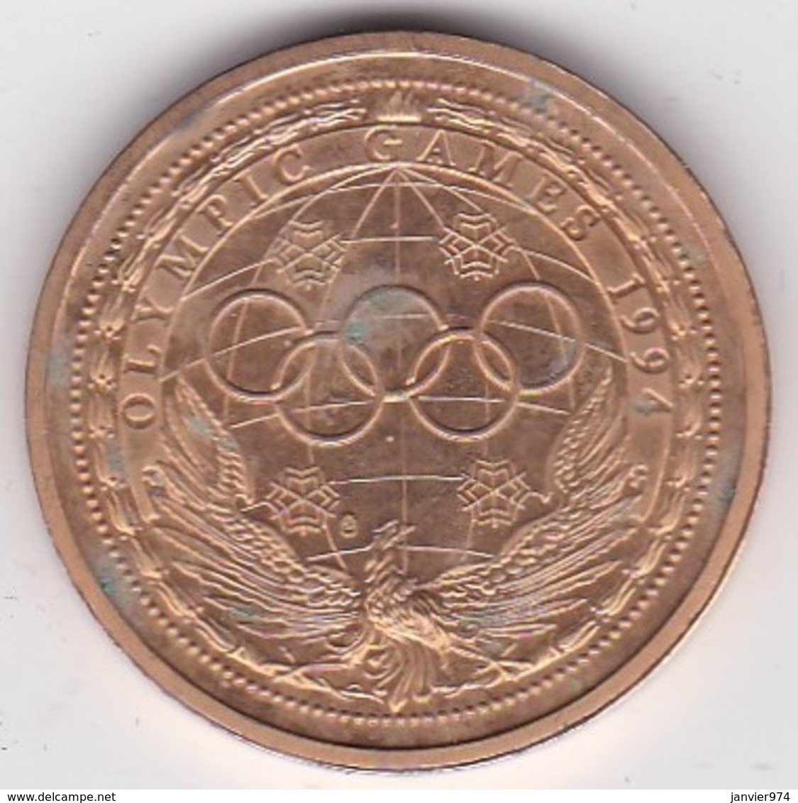 Norvege Jeton Olympic Games LILLEHAMMER 1994 Jeux Olympique - Autres & Non Classés