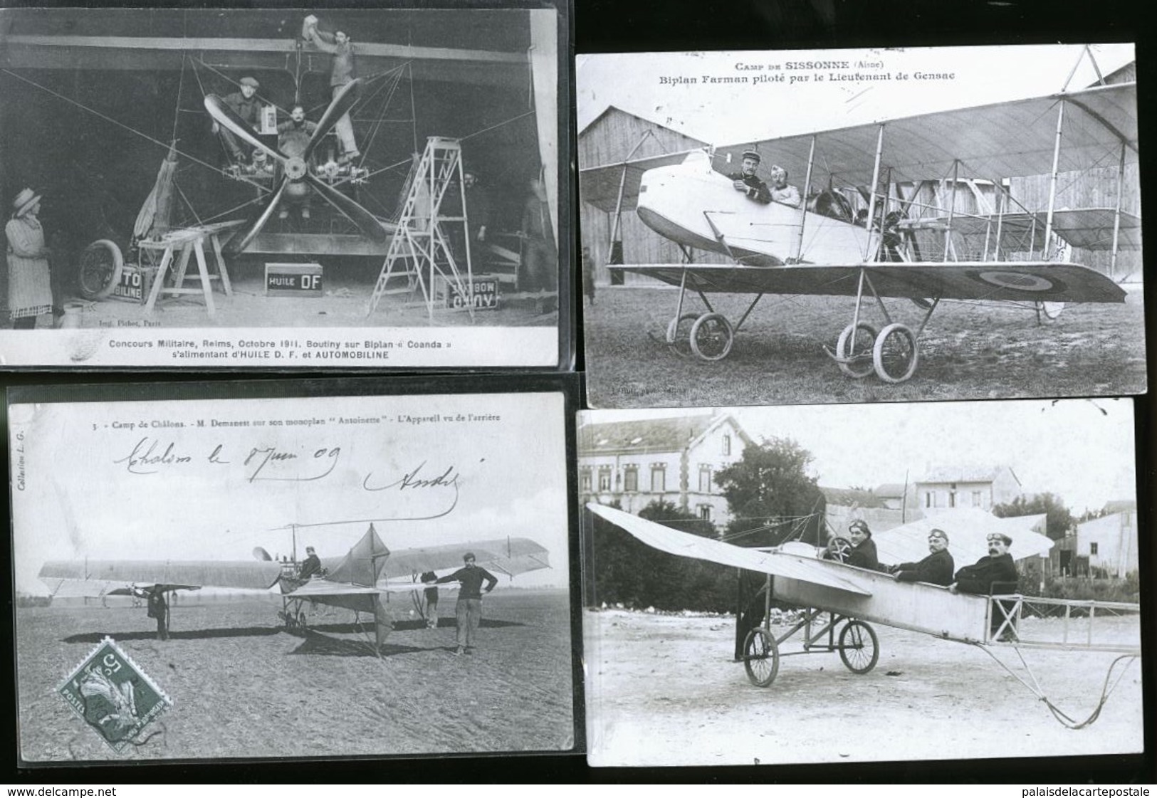 GROSSE COLLECTION DE CARTES POSTALES AVIATION / AEROPLANES / BALLON / PHOTOS CARTES PLUS DE 300 CARTES PRIX CASSE