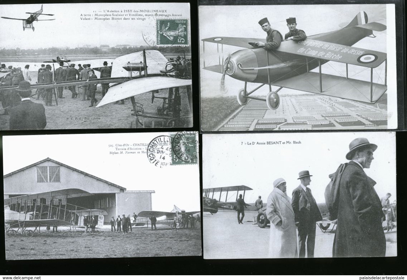 GROSSE COLLECTION DE CARTES POSTALES AVIATION / AEROPLANES / BALLON / PHOTOS CARTES PLUS DE 300 CARTES PRIX CASSE