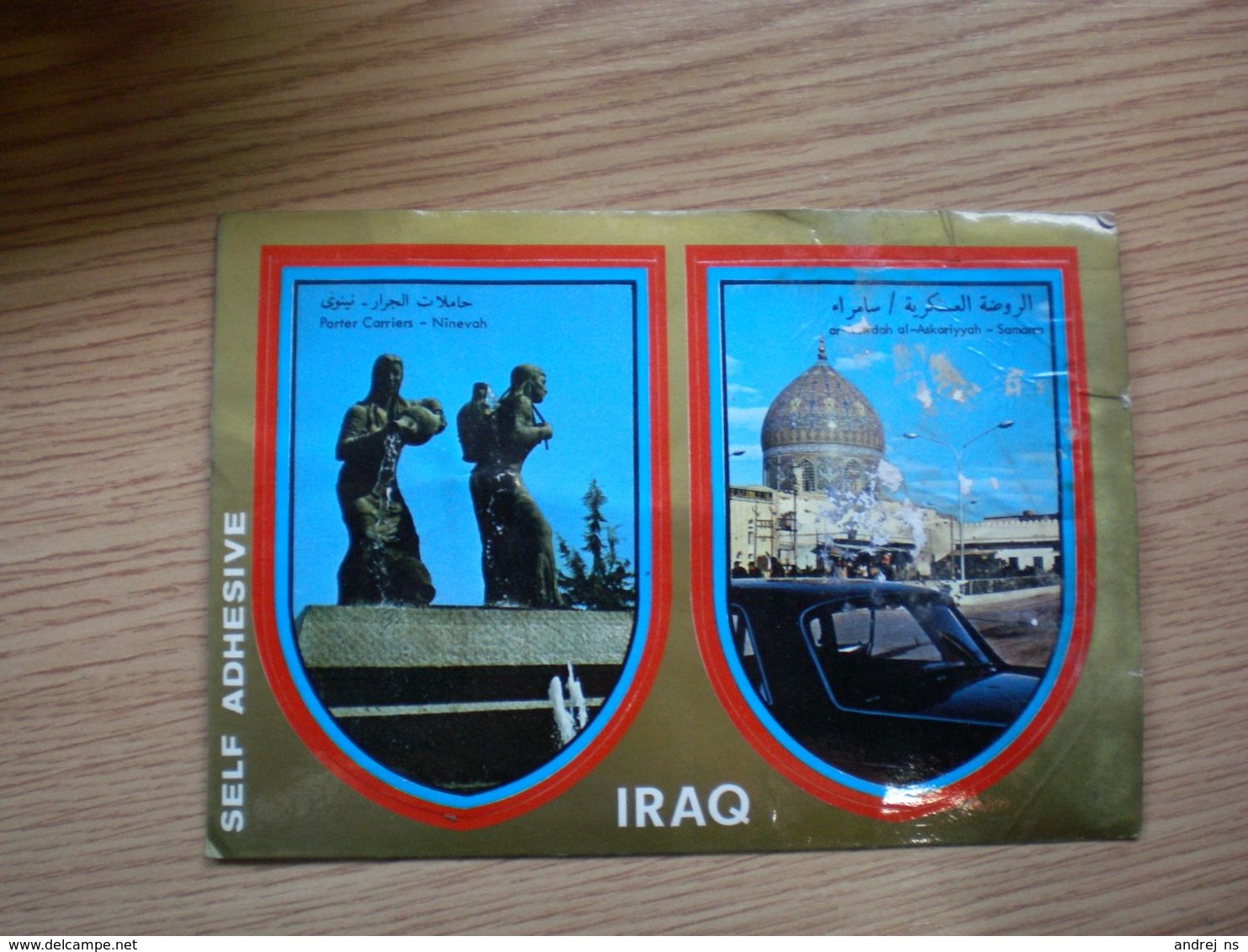 Iraq Self Adhesive Stickers Postcards - Iraq