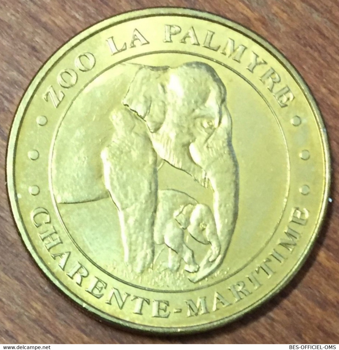 17 ZOO LA PALMYRE L'ÉLÉPHANT MDP 2013 MÉDAILLE SOUVENIR MONNAIE DE PARIS JETON TOURISTIQUE MEDALS COINS TOKENS - 2013