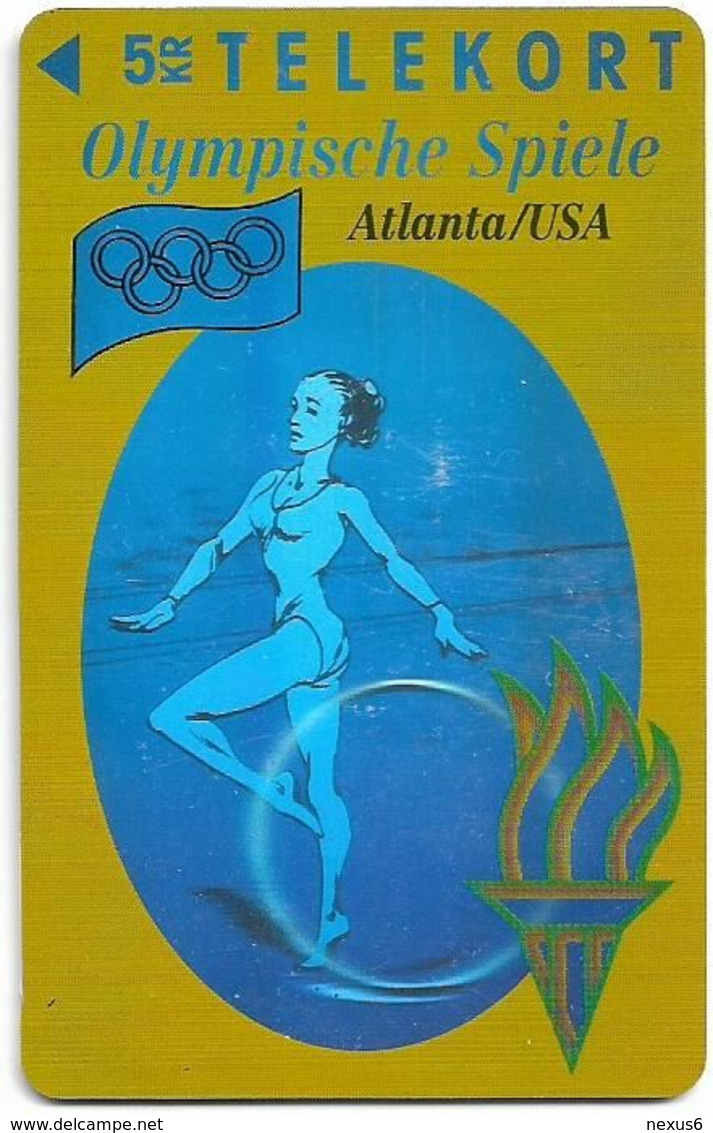 Denmark - TS - Olympic Games Hologram Cards - Gymnastics - TDTP034 - 02.94, 6.000ex, Used - Danemark