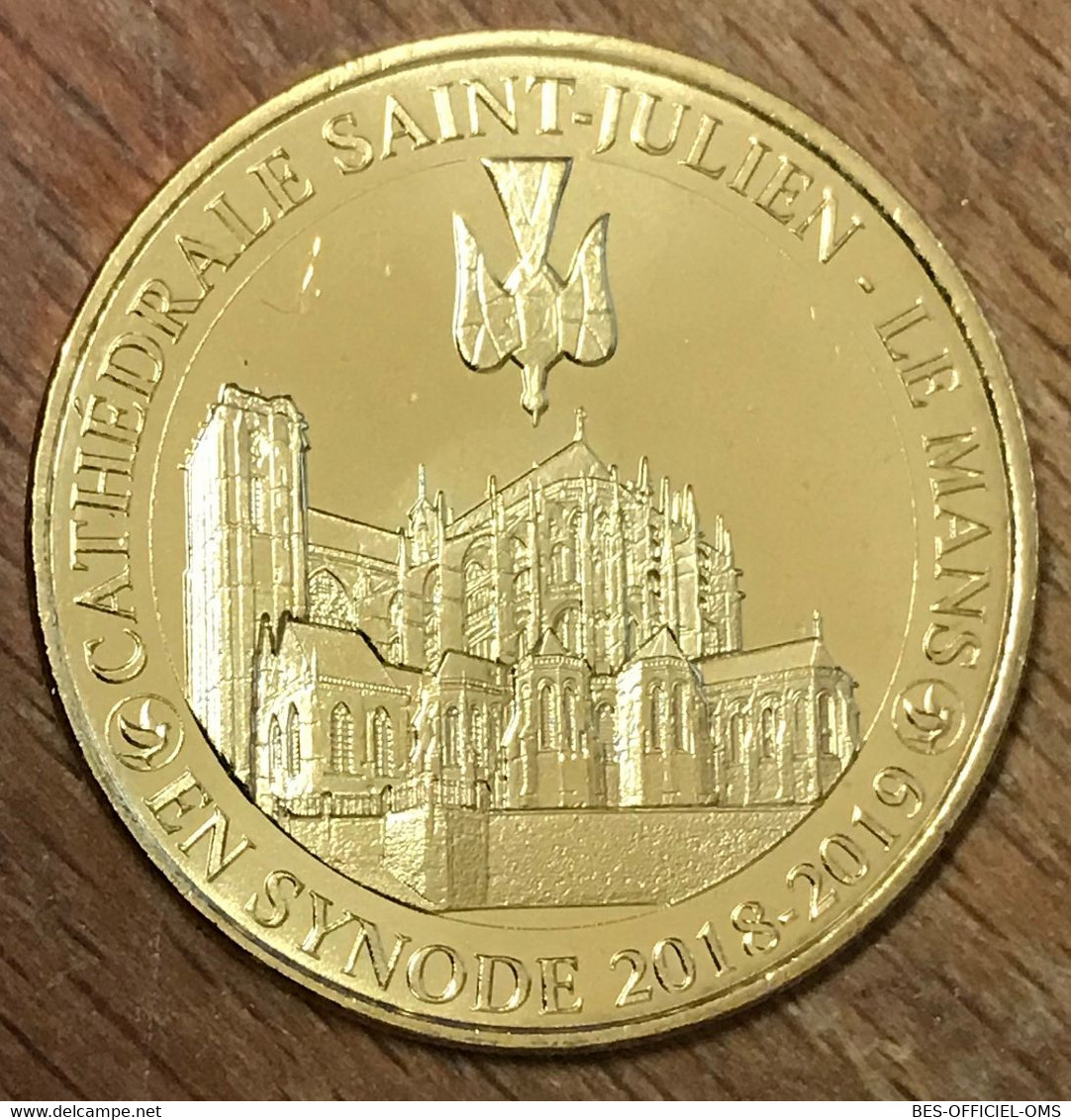 72 LE MANS CATHÉDRALE SAINT JULIEN MDP 2019 NG MÉDAILLE SOUVENIR MONNAIE DE PARIS JETON TOURISTIQUE MEDALS TOKENS COINS - 2019