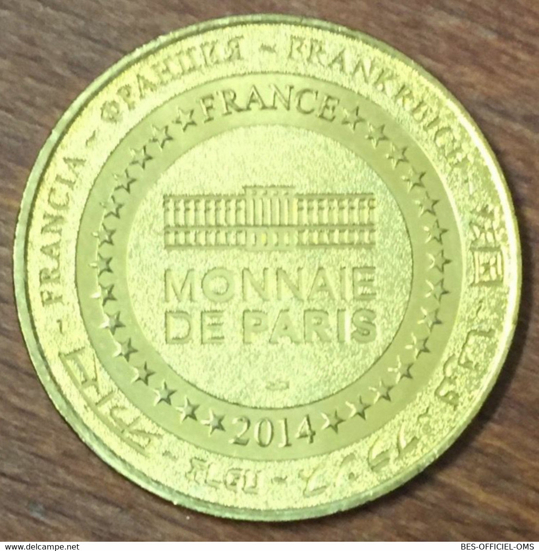 52 COLOMBEY LES DEUX ÉGLISES PARCOURS DE GAULLE MDP 2014 MEDAILLE MONNAIE DE PARIS JETON TOURISTIQUE MEDALS COINS TOKENS - 2014
